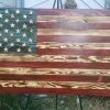 Homegrownwoodenflags Rustic Wooden American Flag Concealment Flags