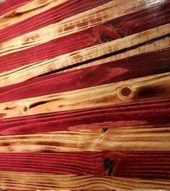 Homegrownwoodenflags Rustic Wooden American Flag Concealment Flags
