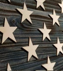 Homegrownwoodenflags Rustic Wooden American Flag Concealment Flags