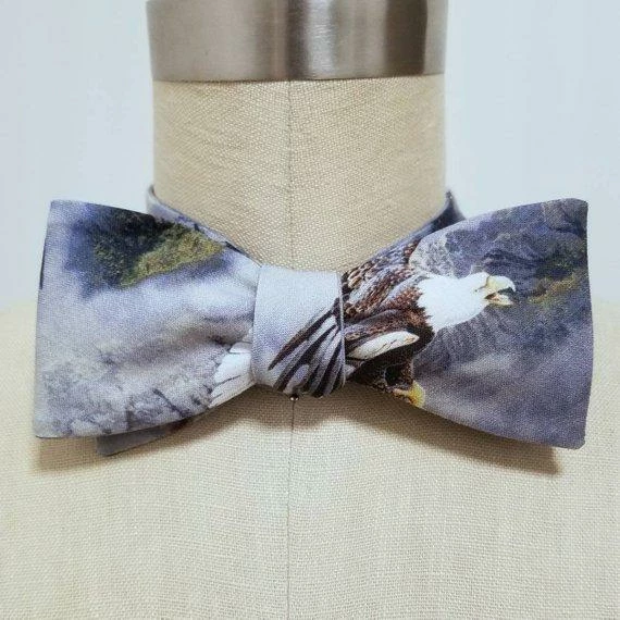 LamFineDesigns Self-tie And Pre-tie Bow Tie | US Patriotic | American Flag, Flying Eagle | Mount Rushmore Clothing Accessories 5 LamFineDesigns Self-tie And Pre-tie Bow Tie | US Patriotic | American Flag, Flying Eagle | Mount Rushmore Clothing Accessories