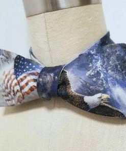 LamFineDesigns Self-tie And Pre-tie Bow Tie | US Patriotic | American Flag, Flying Eagle | Mount Rushmore Clothing Accessories 11 LamFineDesigns Self-tie And Pre-tie Bow Tie | US Patriotic | American Flag, Flying Eagle | Mount Rushmore Clothing Accessories