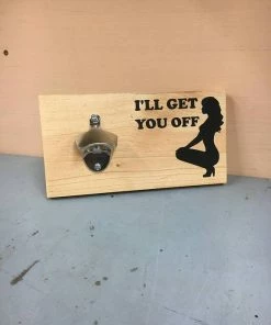 EverestNow Sexy Sign - Wall Mount Bottle Opener - Gift For Groom - Gift For Groomsman - Gift For Best Man - Mature Gag Gift - Stripper Silhouette