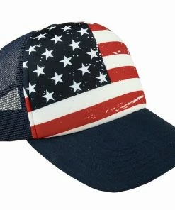 Shop4Ever USA American Flag Hat ~ 4th Of July ~ Patriotic Cap Clothing Accessories