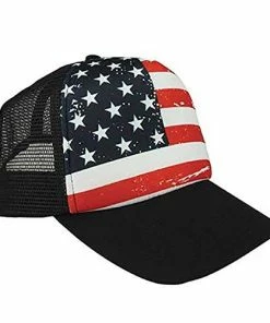 Shop4Ever USA American Flag Hat ~ 4th Of July ~ Patriotic Cap Clothing Accessories