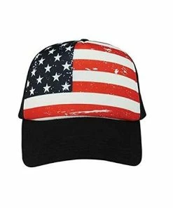 Shop4Ever USA American Flag Hat ~ 4th Of July ~ Patriotic Cap Clothing Accessories