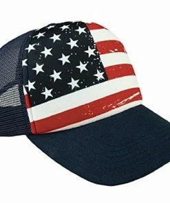 Shop4Ever USA American Flag Hat ~ 4th Of July ~ Patriotic Cap Clothing Accessories