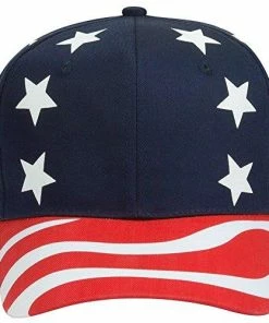 Shop4Ever USA American Flag Hat ~ 4th Of July ~ Patriotic Cap Clothing Accessories