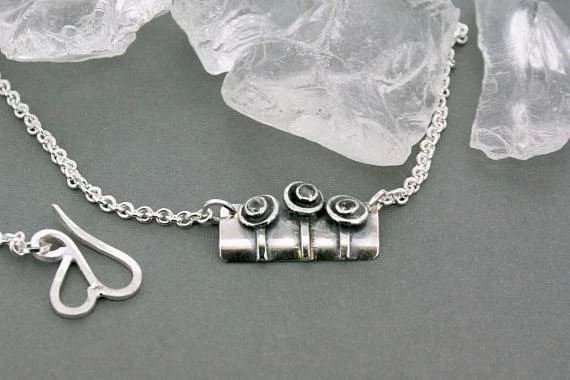 Courtneymariejewelry Accessories Silver Flower Necklaces For Women - Stone Flower Necklace - Silver Necklace Flower - Stone Necklace Women - Necklace Gift For Her 4 Courtneymariejewelry Accessories Silver Flower Necklaces For Women - Stone Flower Necklace - Silver Necklace Flower - Stone Necklace Women - Necklace Gift For Her