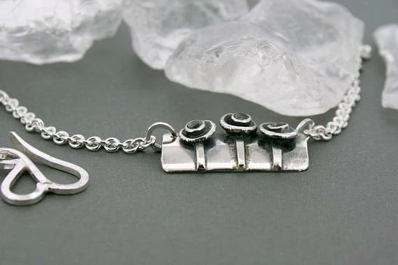 Courtneymariejewelry Accessories Silver Flower Necklaces For Women - Stone Flower Necklace - Silver Necklace Flower - Stone Necklace Women - Necklace Gift For Her 5 Courtneymariejewelry Accessories Silver Flower Necklaces For Women - Stone Flower Necklace - Silver Necklace Flower - Stone Necklace Women - Necklace Gift For Her