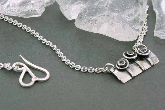 Courtneymariejewelry Accessories Silver Flower Necklaces For Women - Stone Flower Necklace - Silver Necklace Flower - Stone Necklace Women - Necklace Gift For Her 6 Courtneymariejewelry Accessories Silver Flower Necklaces For Women - Stone Flower Necklace - Silver Necklace Flower - Stone Necklace Women - Necklace Gift For Her