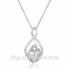 Onlineamericanstore Silver Plated Parents And Two Children Infinity Pendant Necklace Gift Collection 1 Onlineamericanstore Silver Plated Parents And Two Children Infinity Pendant Necklace Gift Collection