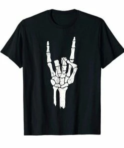 FredGreeneDesign Skeleton Hand Halloween T-Shirt