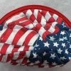 Doodlebugquilts Small Quilted Purse - American Flag Print
