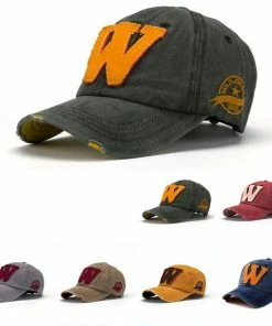 Onlineamericanstore Accessories Snapback Hats Unisex Summer Letter W Hockey Baseball Caps Hip Hop Hats