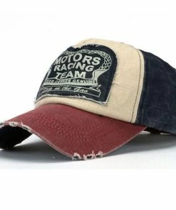 Onlineamericanstore Snapback New Unisex Baseball Cap Cotton Adjustable Motorcycle Cap Edge Grinding Do Old Hat Hip Hop Cap Flat Bone Feminino