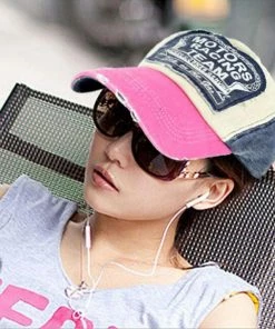 Onlineamericanstore Snapback New Unisex Baseball Cap Cotton Adjustable Motorcycle Cap Edge Grinding Do Old Hat Hip Hop Cap Flat Bone Feminino