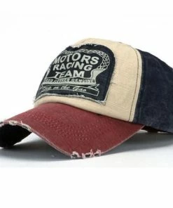 Onlineamericanstore Snapback New Unisex Baseball Cap Cotton Adjustable Motorcycle Cap Edge Grinding Do Old Hat Hip Hop Cap Flat Bone Feminino