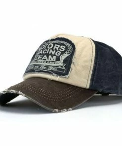 Onlineamericanstore Snapback New Unisex Baseball Cap Cotton Adjustable Motorcycle Cap Edge Grinding Do Old Hat Hip Hop Cap Flat Bone Feminino