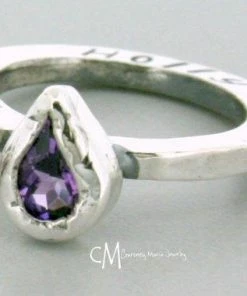 Courtneymariejewelry Accessories Stackabe Mothers Ring - Mothers Ring - Stackable Ring - Stackable Birthstone Ring - Stacking Mothers Ring - Custom Gemstone Ring - 7x5mm