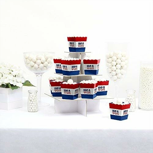 The American Store Patriotic Theme Party Supplies Stars & Stripes - Party Mini Favor Boxes - Labor Day USA Patriotic Party Treat Candy Boxes - Set Of 12 4 The American Store Patriotic Theme Party Supplies Stars & Stripes - Party Mini Favor Boxes - Labor Day USA Patriotic Party Treat Candy Boxes - Set Of 12