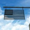 The American Store Flags & Banner Steel American Flag + Made In The USA With American Steel Metal For Interior And Exterior Use