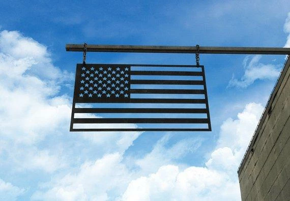 The American Store Flags & Banner Steel American Flag + Made In The USA With American Steel Metal For Interior And Exterior Use 3 The American Store Flags & Banner Steel American Flag + Made In The USA With American Steel Metal For Interior And Exterior Use
