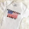 The American Store Surfboard Baby Outfit, All American Dude, Labor Day Baby Onesies®, Patriotic Baby, 4th Of July Baby, Memorial Day Baby Outfit, America Baby Kids Clothing