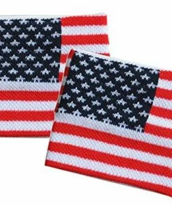Costume Adventure Clothing Accessories American Flag Sweatband Team USA Sweatband American Apparel Sweatband.
