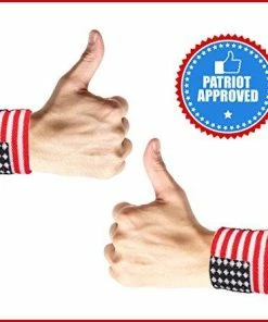 Costume Adventure Clothing Accessories American Flag Sweatband Team USA Sweatband American Apparel Sweatband.