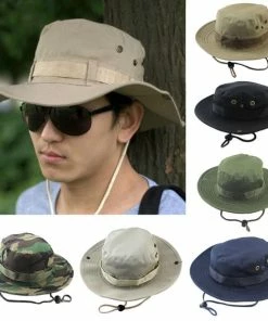 The American Store Tactical Airsoft Sniper Camouflage Boonie Hats Nepalese Cap Military Hats Army Mens Military Sunscreen Sombrero