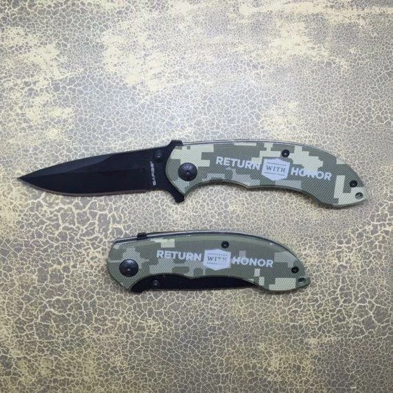 TruthTreasuresMil Tactical Military Pocket Knife, Return With Honor Engraved On The Side, Missionary Gift, Military Gift, Built To Last With Lifetime Warranty 3 TruthTreasuresMil Tactical Military Pocket Knife, Return With Honor Engraved On The Side, Missionary Gift, Military Gift, Built To Last With Lifetime Warranty