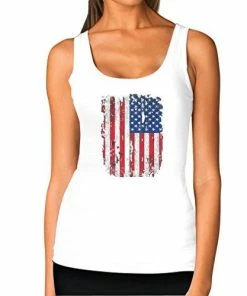 Onlineamericanstore TeeStars 4th Of July Vintage Distressed USA Flag Racerback Women's Tank Top Women Clothing 23 Onlineamericanstore TeeStars 4th Of July Vintage Distressed USA Flag Racerback Women's Tank Top Women Clothing
