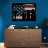 EdgyPatriots The Salute #5 - Army Rangers- Military Art- Rustic American Flag- Patriotic Wall Art- Navy Seals- Army Wall Decor- US Marines
