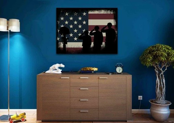 EdgyPatriots The Salute #5 - Army Rangers- Military Art- Rustic American Flag- Patriotic Wall Art- Navy Seals- Army Wall Decor- US Marines 3 EdgyPatriots The Salute #5 - Army Rangers- Military Art- Rustic American Flag- Patriotic Wall Art- Navy Seals- Army Wall Decor- US Marines