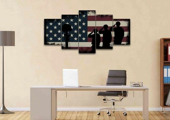EdgyPatriots The Salute #5 - Army Rangers- Military Art- Rustic American Flag- Patriotic Wall Art- Navy Seals- Army Wall Decor- US Marines 8 EdgyPatriots The Salute #5 - Army Rangers- Military Art- Rustic American Flag- Patriotic Wall Art- Navy Seals- Army Wall Decor- US Marines