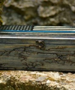 AcquarelaArt Thin Blue Line American Flag Wooden Watch Box,Mens Watch Box,American Flag Box,Watch Display,Police Officer Gift,Police Flag,Gift For Him 15 AcquarelaArt Thin Blue Line American Flag Wooden Watch Box,Mens Watch Box,American Flag Box,Watch Display,Police Officer Gift,Police Flag,Gift For Him