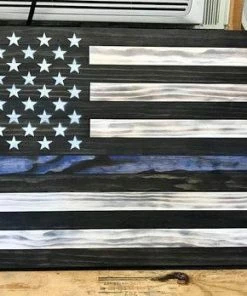 AmericanMock Concealment Flags Thin Blue Line Flag