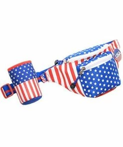 Tipsy Elves American Flag USA Fanny Pack With Drink Holder Clothing Accessories 10 Tipsy Elves American Flag USA Fanny Pack With Drink Holder Clothing Accessories