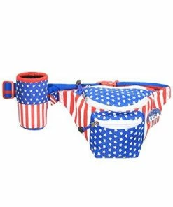 Tipsy Elves American Flag USA Fanny Pack With Drink Holder Clothing Accessories 11 Tipsy Elves American Flag USA Fanny Pack With Drink Holder Clothing Accessories