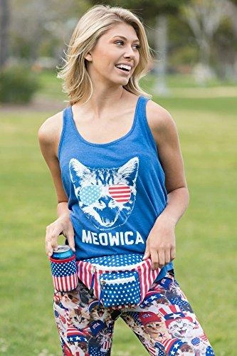 Tipsy Elves American Flag USA Fanny Pack With Drink Holder Clothing Accessories 8 Tipsy Elves American Flag USA Fanny Pack With Drink Holder Clothing Accessories