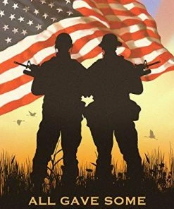 Wall Decor & Art Toland Home Garden Some Gave All 12.5 X 18 Inch Decorative Veteran Military Support America USA Memorial July 4 Garden Flag