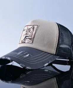 TQMSMY Hats & Caps Store TQMSMY Unisex Sun Hats For Men Hip Hop Hat Breathable Mesh Baseball Caps Women Embroidery Panda Snapback Caps Summer Gorras