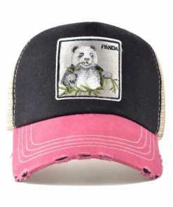 TQMSMY Hats & Caps Store TQMSMY Unisex Sun Hats For Men Hip Hop Hat Breathable Mesh Baseball Caps Women Embroidery Panda Snapback Caps Summer Gorras