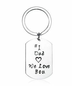 The American Store Udobuy 2 Pcs Super Cute Father Daughter Little Heart Joint Necklace Set Daddys & Daughter Best Gifts Father's Day Gift Gift Collection