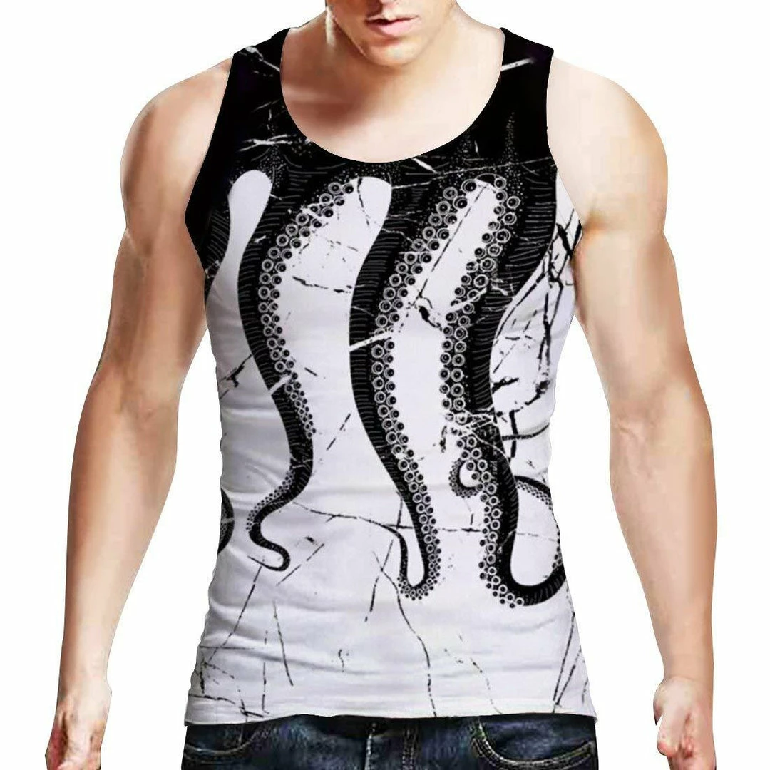 Uideazone Mens Tank Top Casual 3D Printed Patterns Graphics Tees 7 Uideazone Mens Tank Top Casual 3D Printed Patterns Graphics Tees