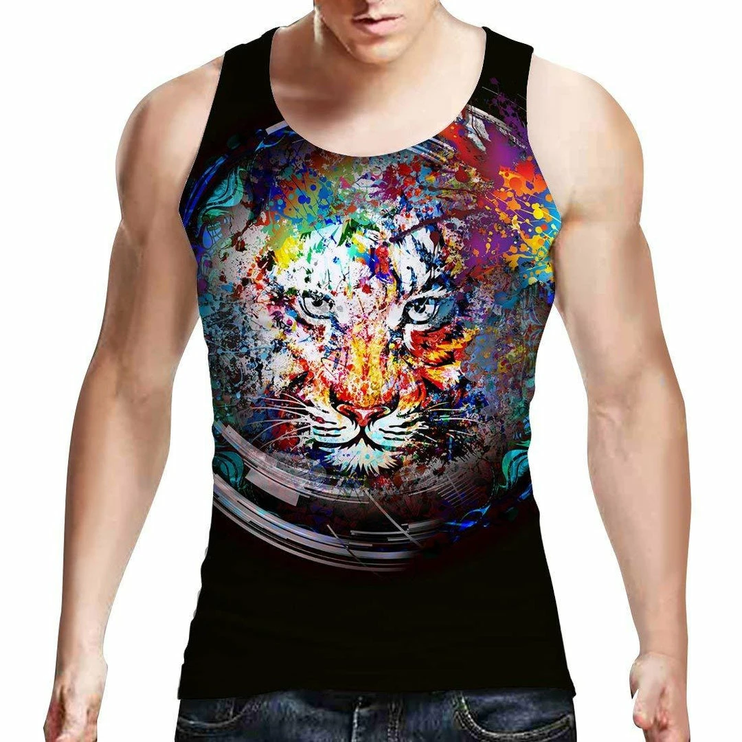 Uideazone Mens Tank Top Casual 3D Printed Patterns Graphics Tees 12 Uideazone Mens Tank Top Casual 3D Printed Patterns Graphics Tees