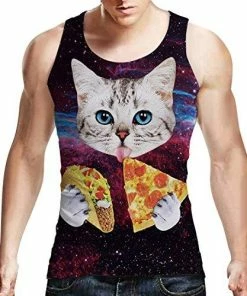 Uideazone Mens Tank Top Casual 3D Printed Patterns Graphics Tees 87 Uideazone Mens Tank Top Casual 3D Printed Patterns Graphics Tees