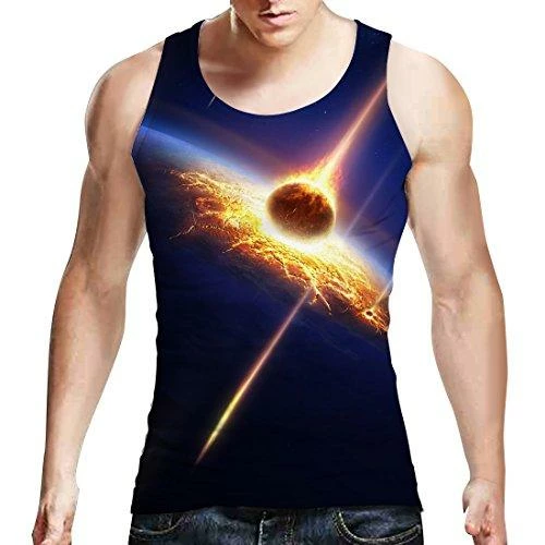 Uideazone Mens Tank Top Casual 3D Printed Patterns Graphics Tees 40 Uideazone Mens Tank Top Casual 3D Printed Patterns Graphics Tees