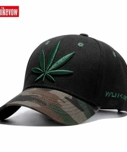 UNIKEVOW Official Store UNIKEVOW High Quality Baseball Cap Unisex Sports Leisure Hats Leaf Embroidery Sport Cap For Men And Women Hip Hop Hats Baseball Caps