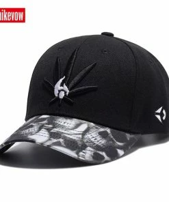 UNIKEVOW Official Store UNIKEVOW High Quality Baseball Cap Unisex Sports Leisure Hats Leaf Embroidery Sport Cap For Men And Women Hip Hop Hats Baseball Caps